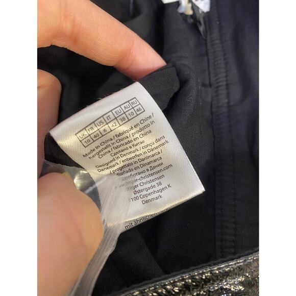 ROTATE BIRGER CHRISTENSEN Cropped Faux Leather Trousers - Picture 9 of 12